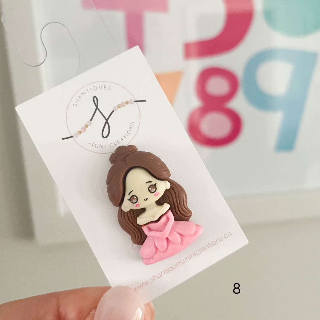 Girl Characters - Backpack Pins