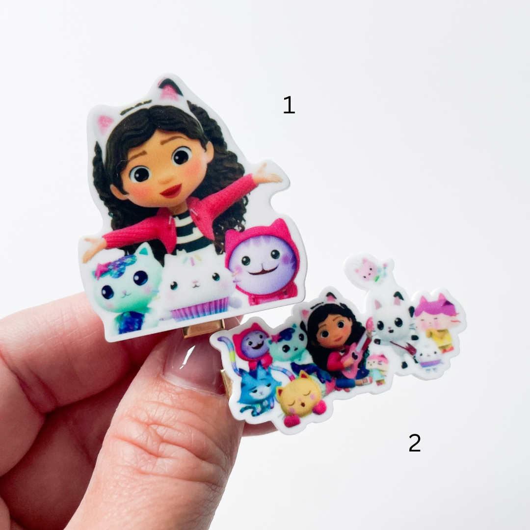 Dollhouse - Alligator Bar Clips