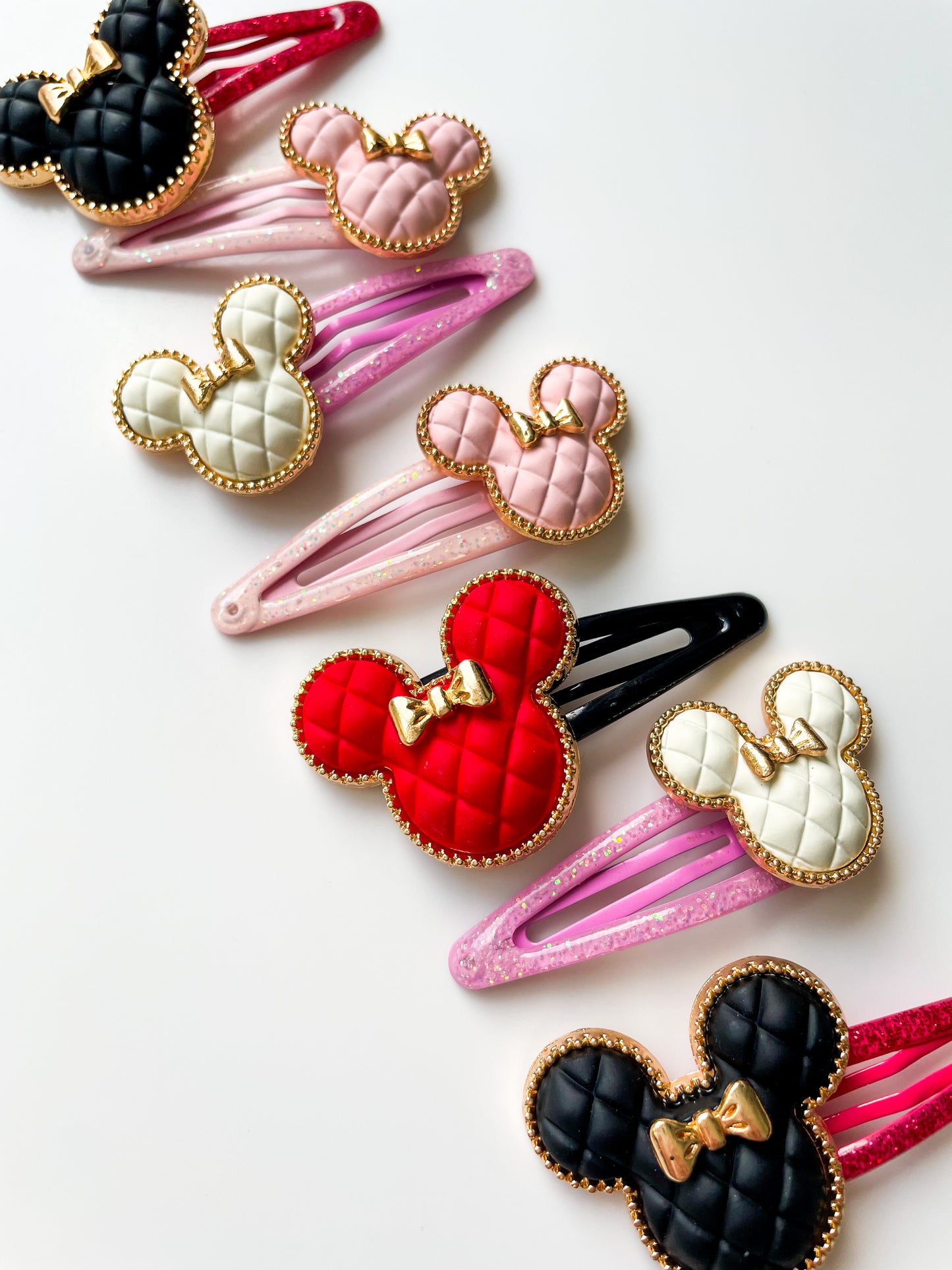Premium Mouse - Glitter Snap Clip