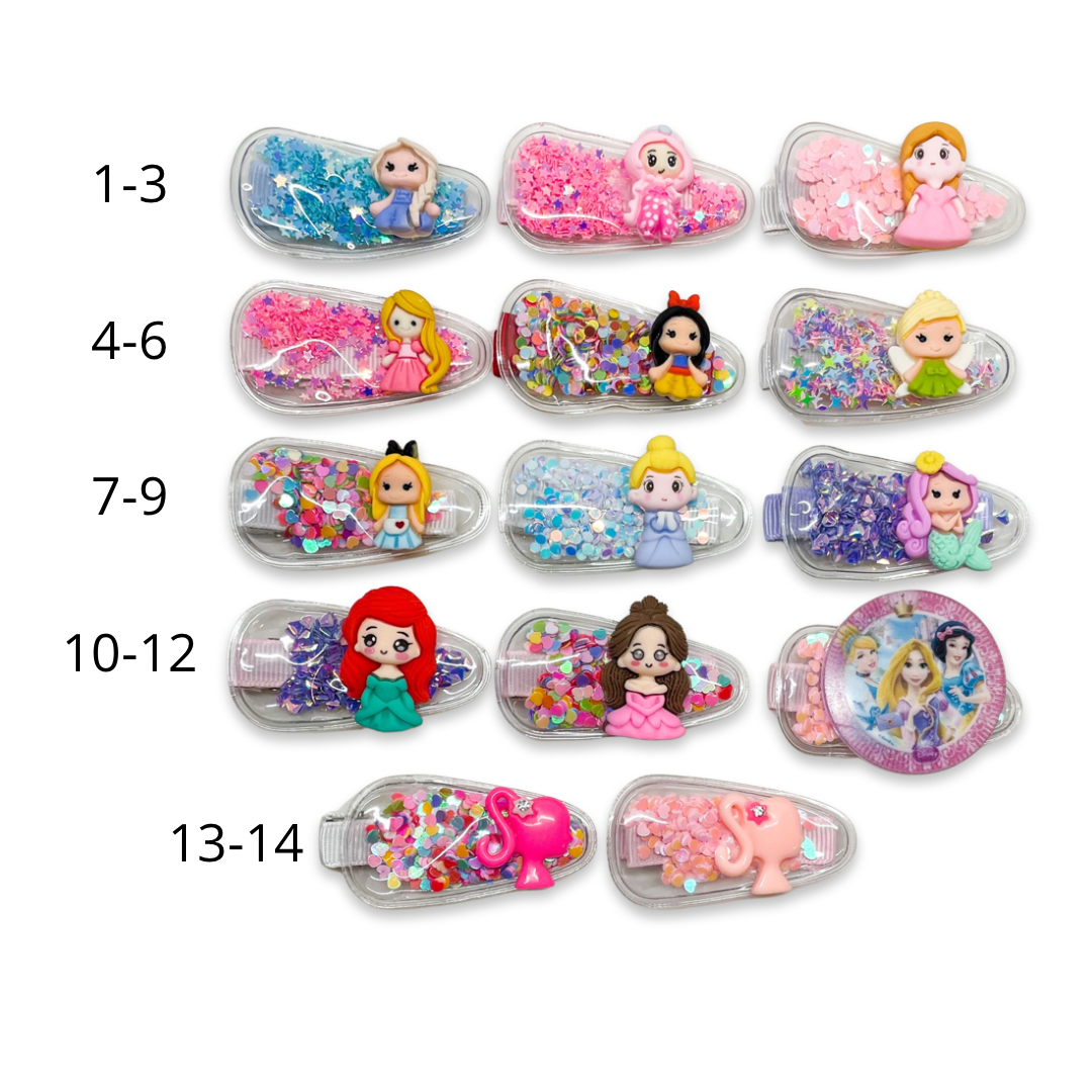 Princess - Non Slip Shaker Clips