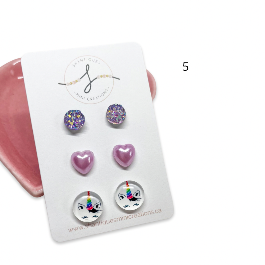 Unicorns - Trio Earrings