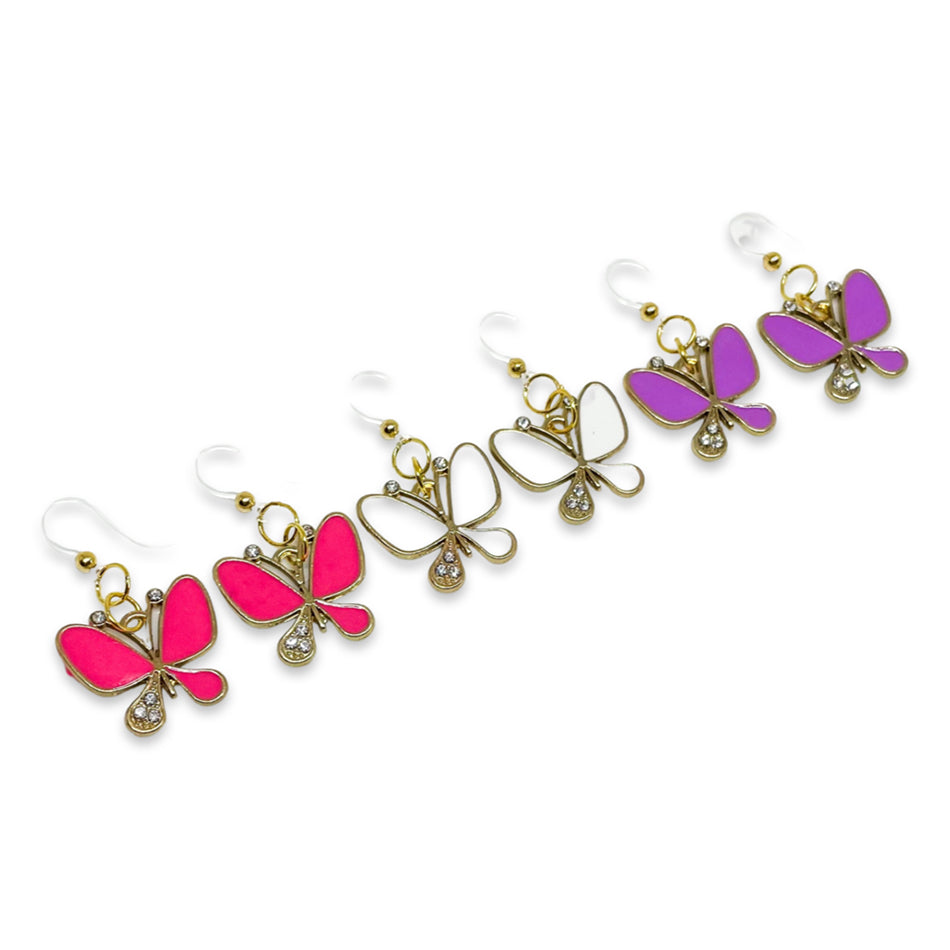 Dangle Earrings - Butterflies