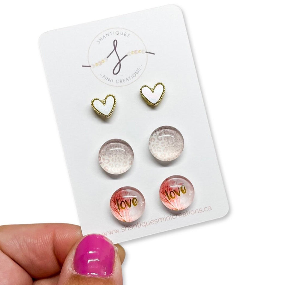 Animal Print - Trio Earrings