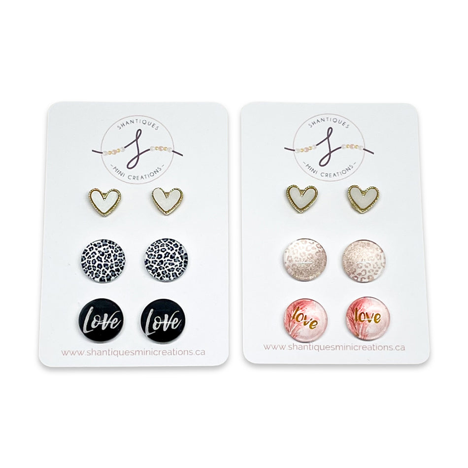 Animal Print - Trio Earrings