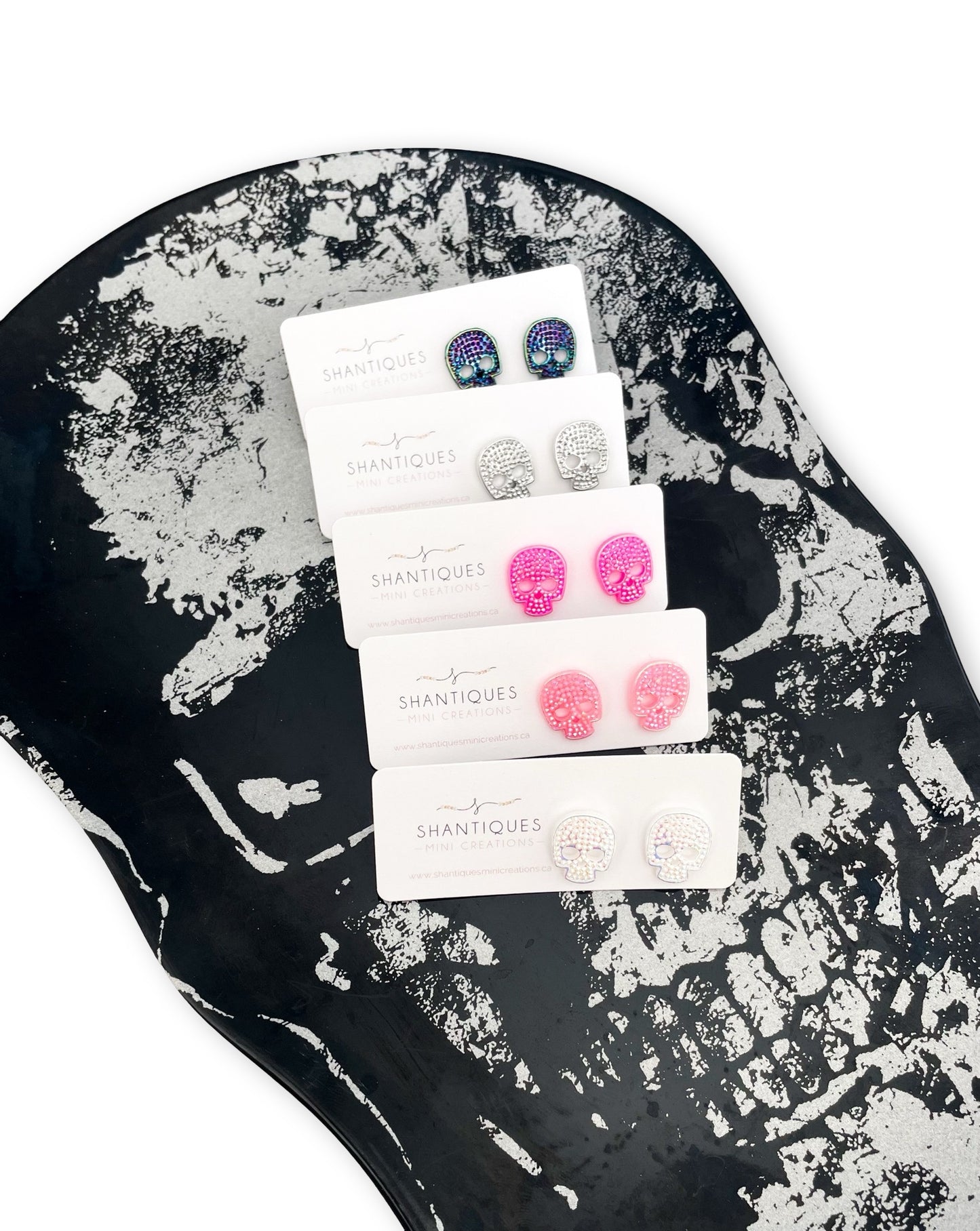 Earrings - Halloween Skulls
