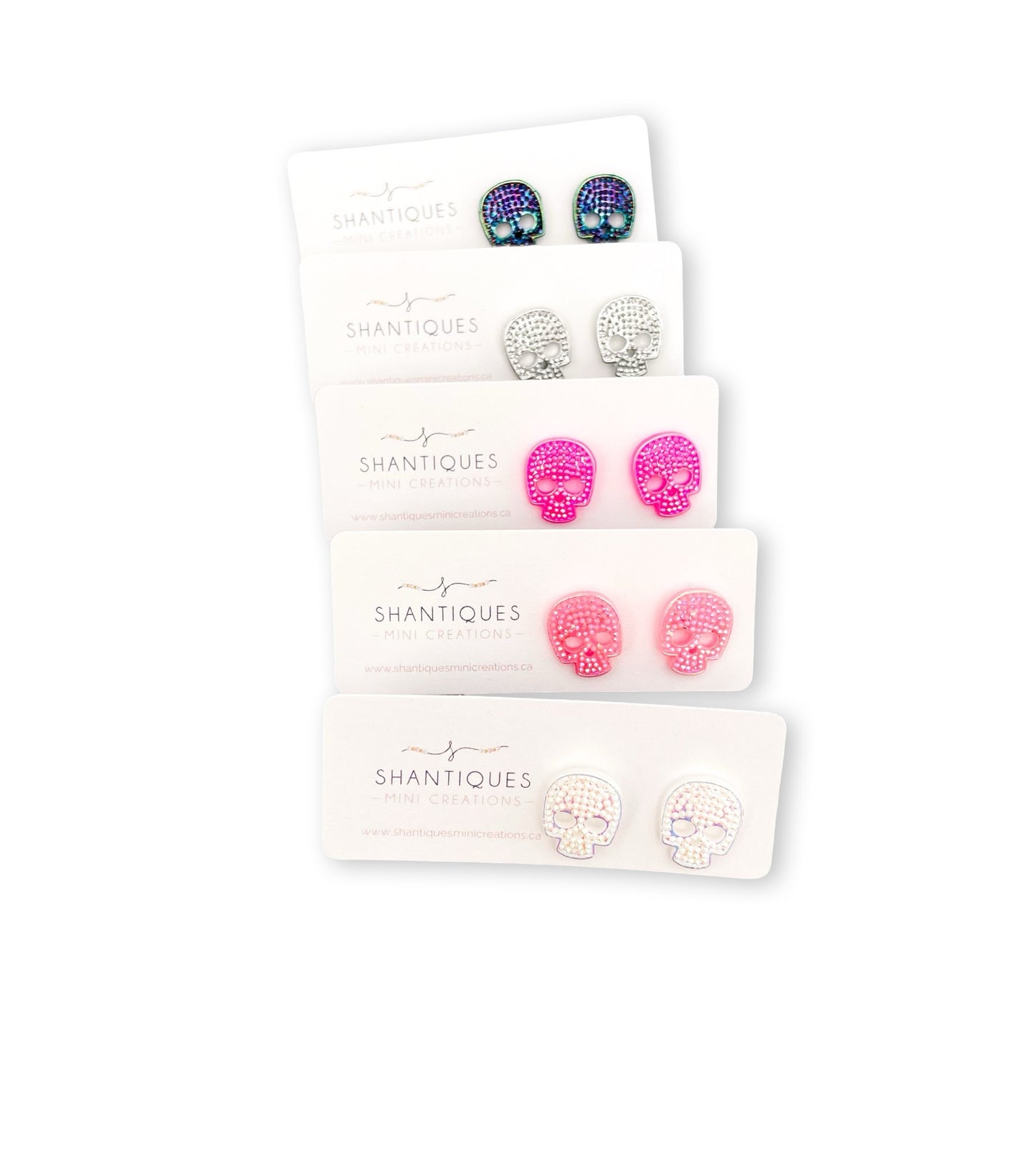 Earrings - Halloween Skulls