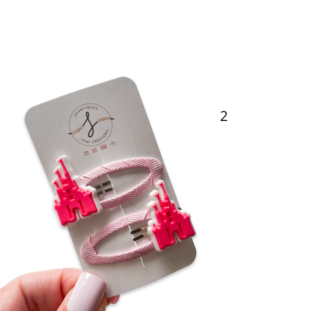 Dream Pink - Snap Clip Duo Sets