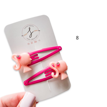 Dream Pink - Snap Clip Duo Sets