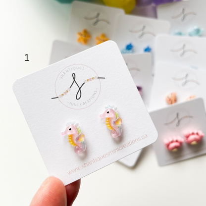 Underwater Creatures - Earrings