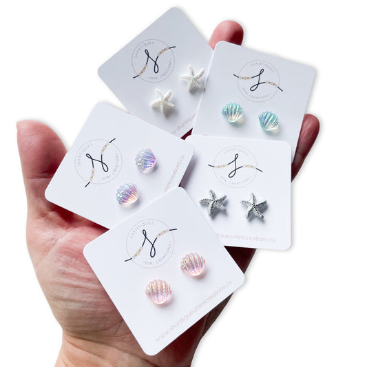 Earrings - Seashells