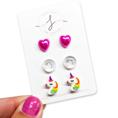 Unicorns - Trio Earrings