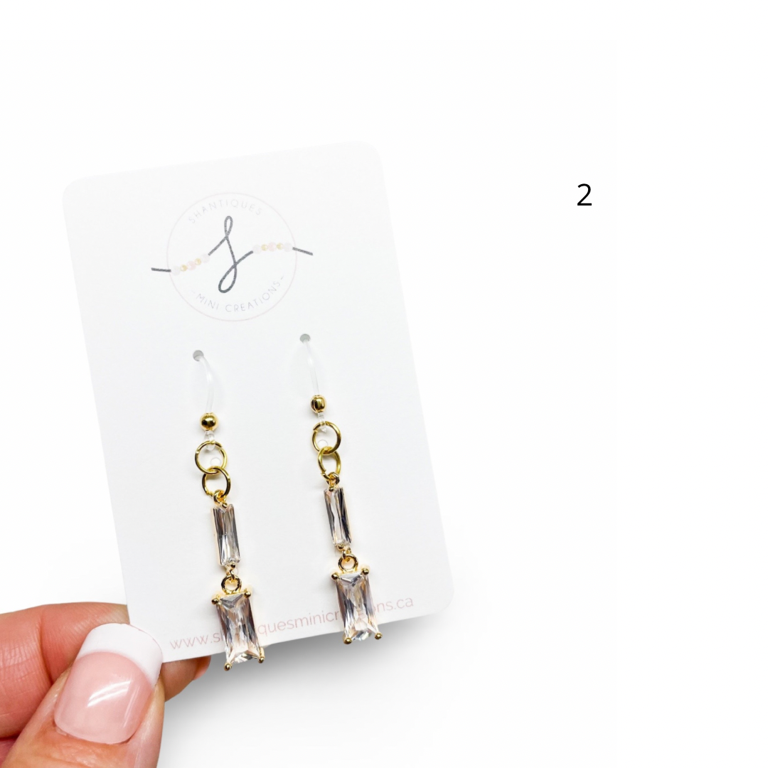 Holiday Sparkle - Dangle Earrings