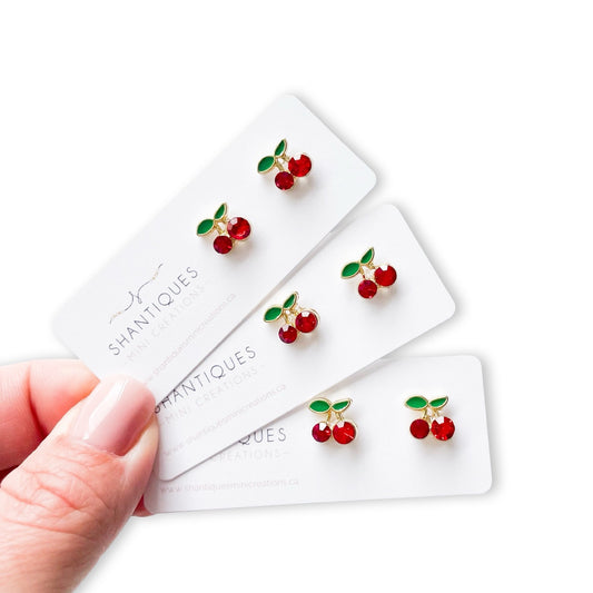 Earrings - Cherries