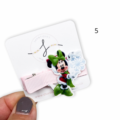 Holiday Mouse - Non Slip Clips