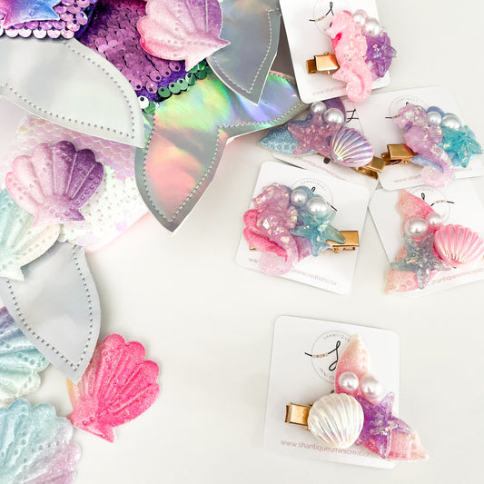 Alligator Bar Clips - Magical Mermaid Clips