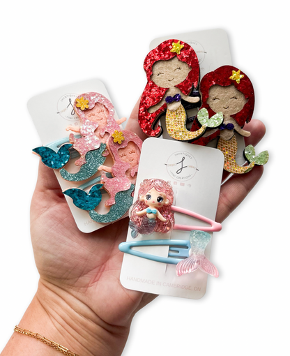 Snap Clip Sets - Mermaids