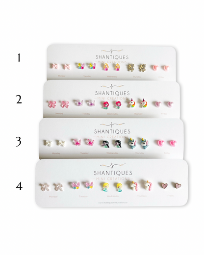 Earring Set - Mix and Match Princess Everyday Earring Set