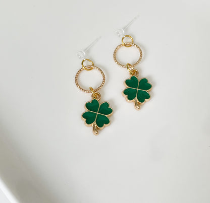 Premium Shamrock - Dangle Earrings