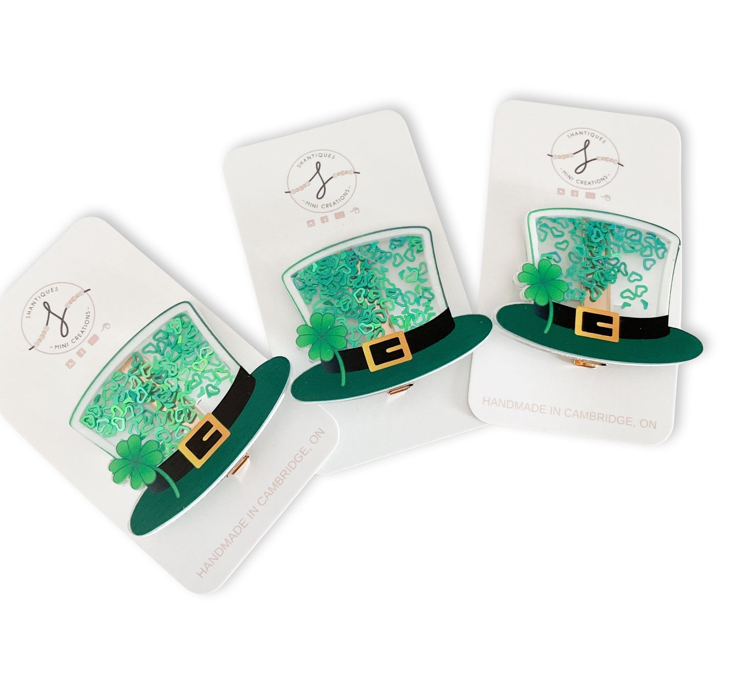 Shaker St Paddy's Day - Alligator Bar Clips