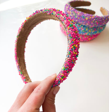 Headbands - Structured Large Sprinkle