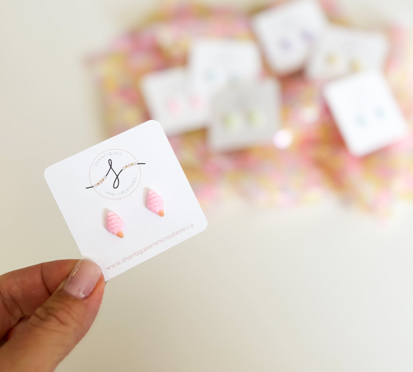 Earrings - Ice Cream Cones