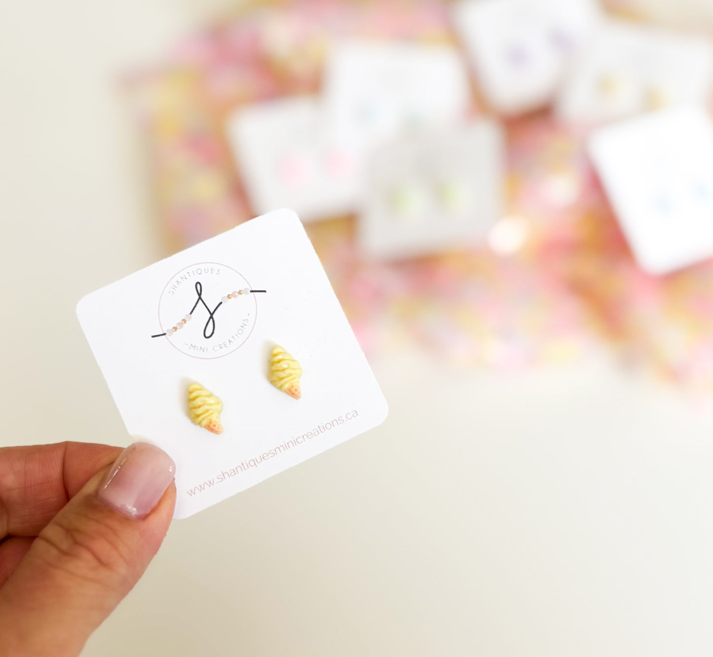 Earrings - Ice Cream Cones