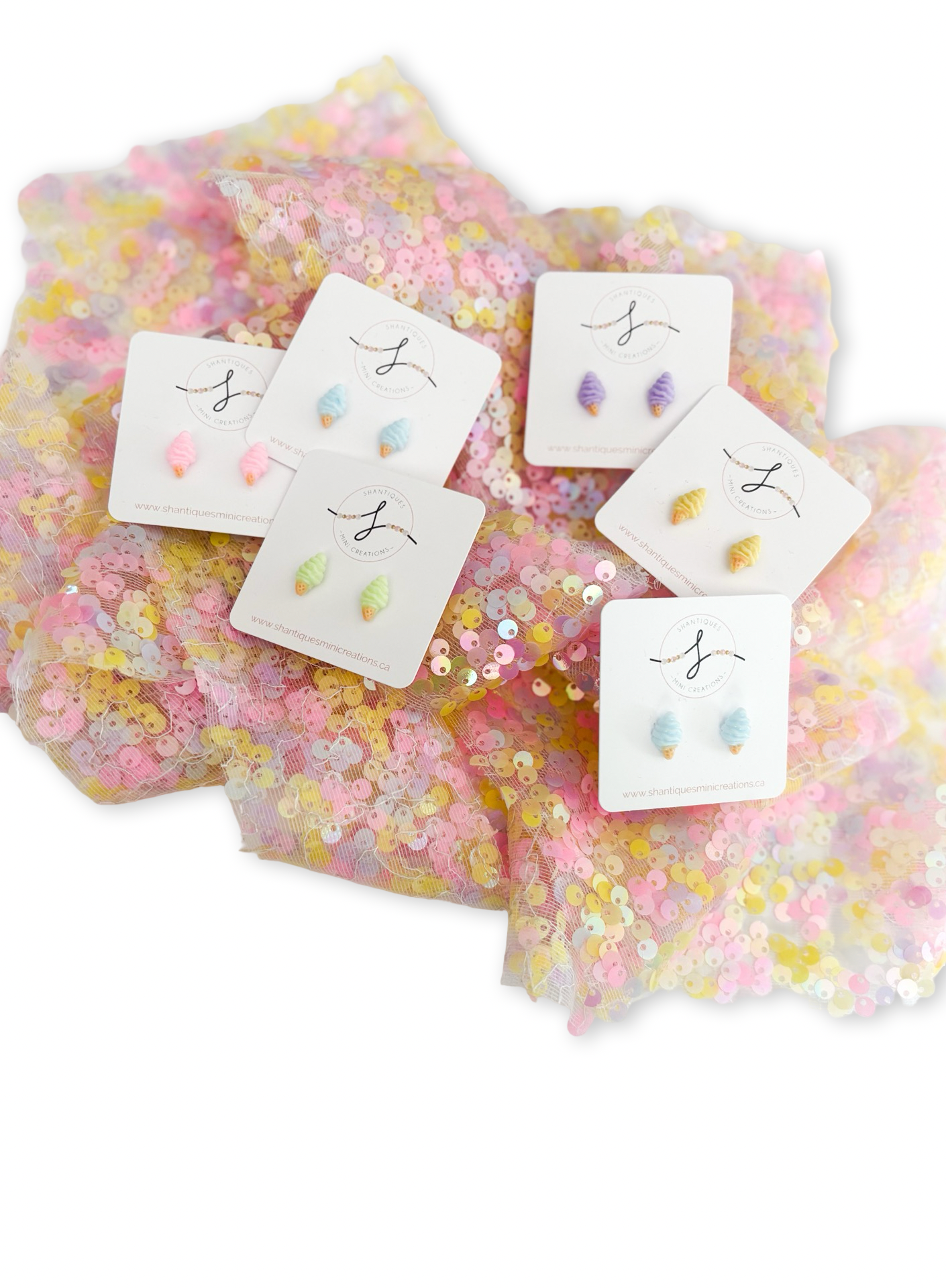 Earrings - Ice Cream Cones
