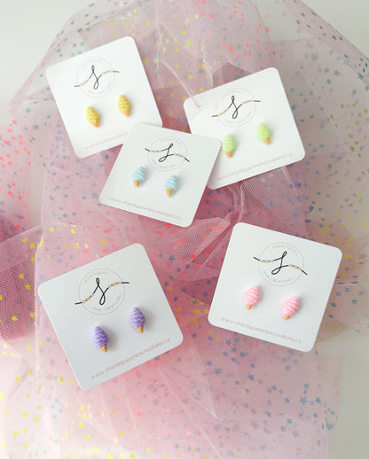 Earrings - Ice Cream Cones