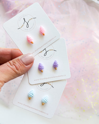 Earrings - Ice Cream Cones