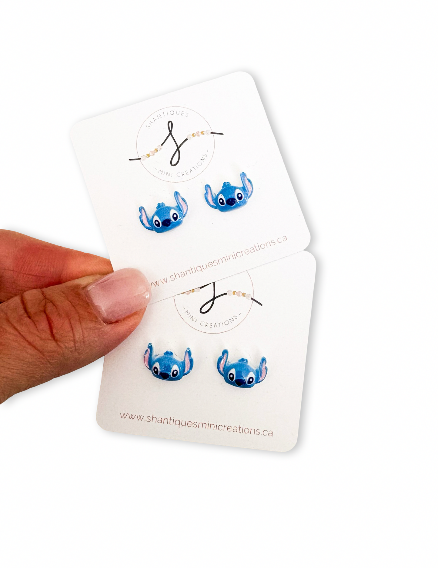 Earrings - Blue Hawaiian Character