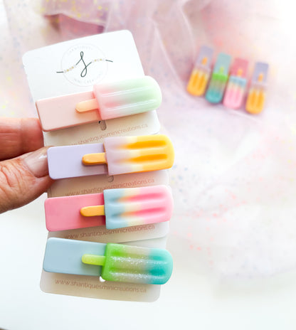Alligator Bar Clips - Popsicles