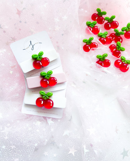 Alligator Bar Clips - Summer Cherries