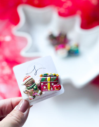 Alligator Bar Clips - Vintage Christmas