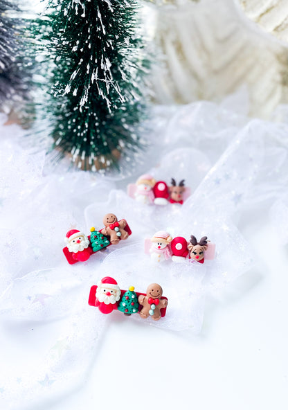 Alligator Bar Clips - Classic Christmas