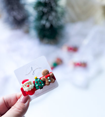 Alligator Bar Clips - Classic Christmas