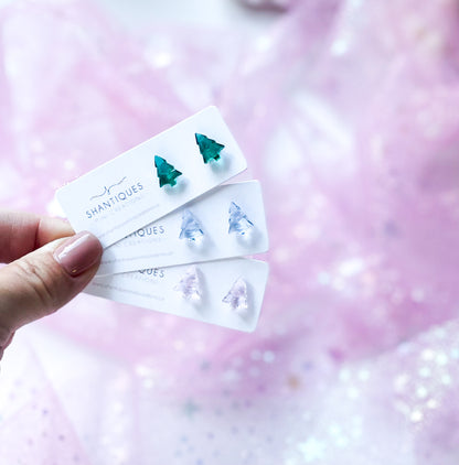 Earrings - Translucent Trees