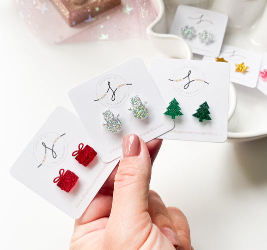 Glitter Christmas - Earrings