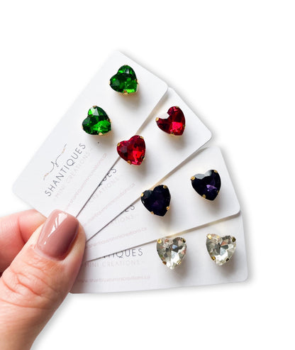 Holiday Rhinestone - Earrings