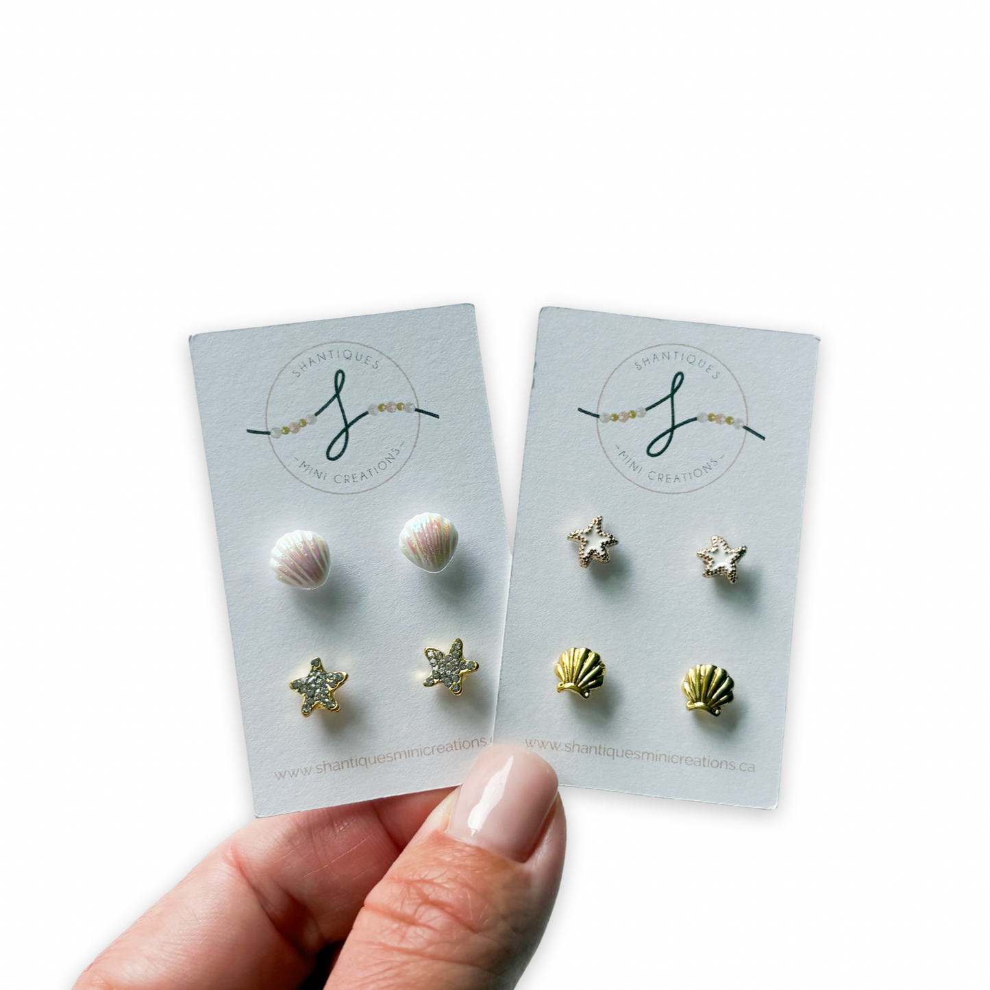 Duo Earrings - Summer Metallics