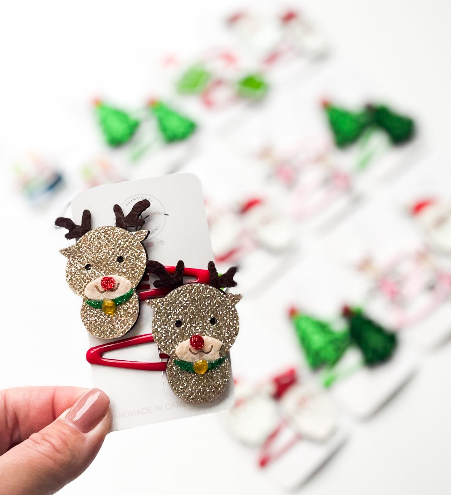 Snap Clip Sets - Christmas Shaker/Felt