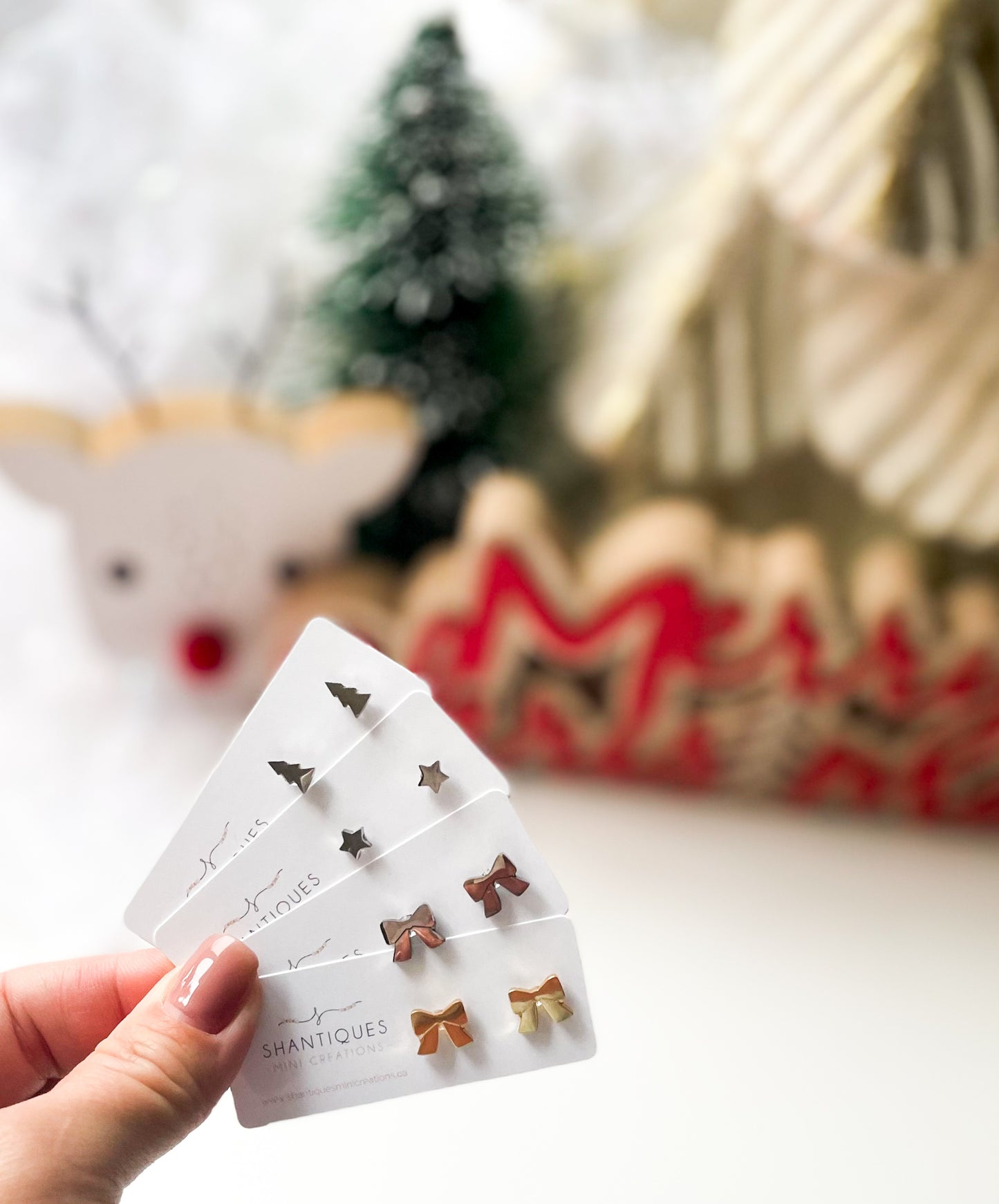 Earrings - Christmas 14K Gold Plated / Stainless Steel Collection