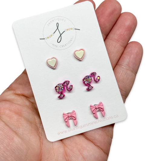Dream Pink - Trio Earrings