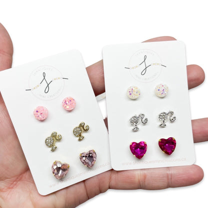 Dream Pink - Trio Earrings