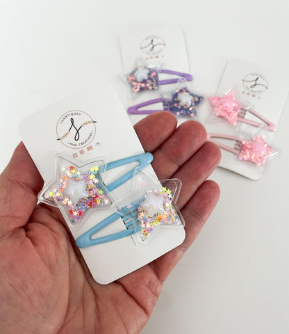 Rainbows and Stars - Snap Clip Sets