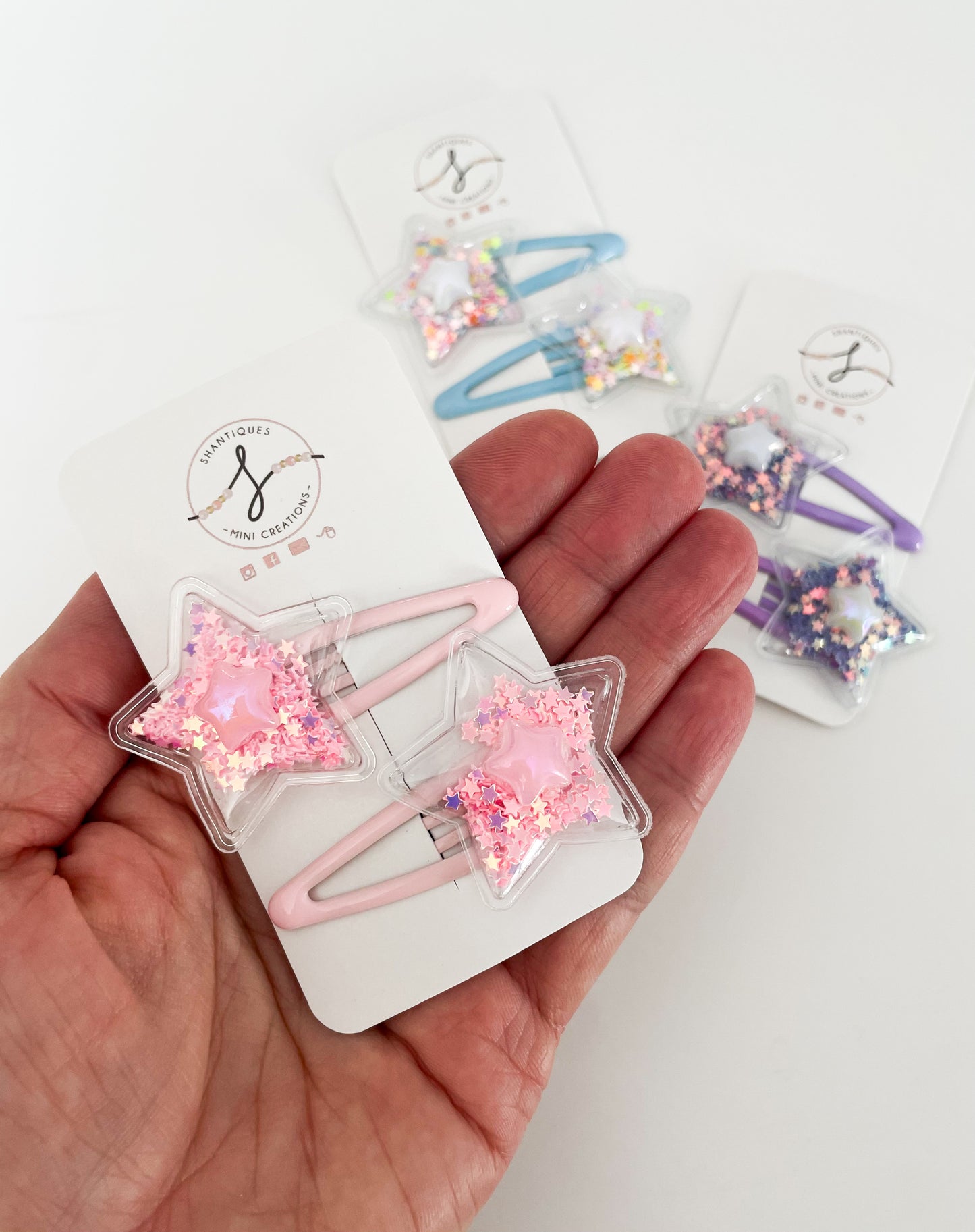 Rainbows and Stars - Snap Clip Sets