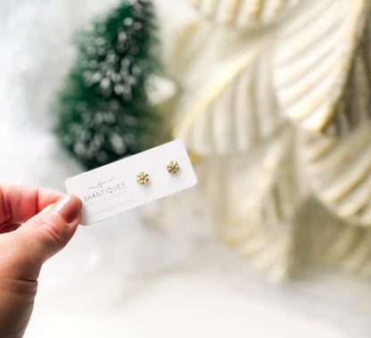 Earrings - Winter Snowflakes