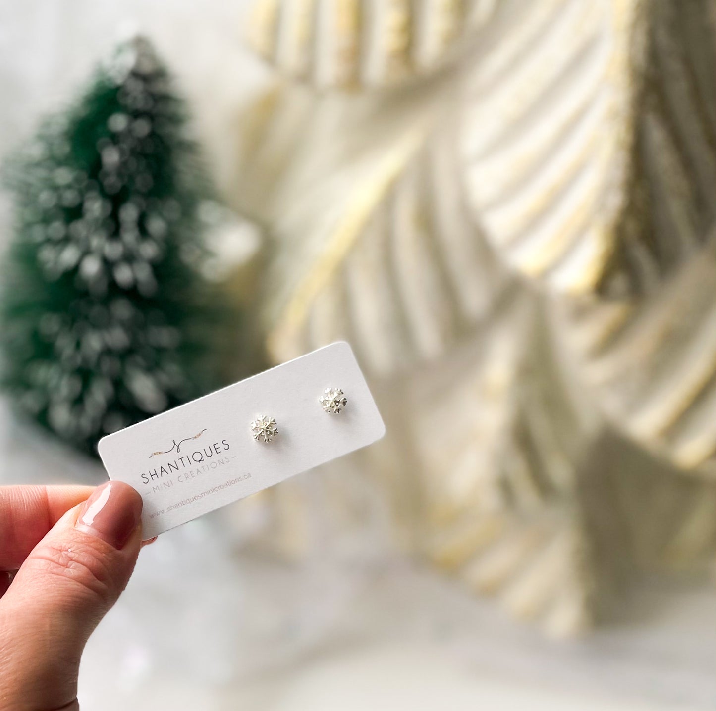 Earrings - Winter Snowflakes