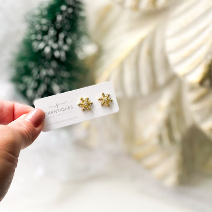Earrings - Winter Snowflakes