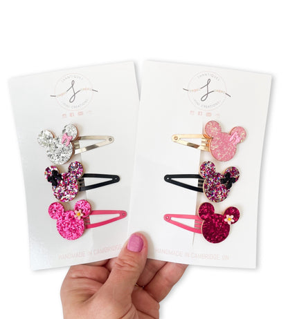 Mouse - Trio Snap Clip Sets