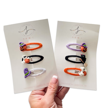Trio Snap Clip Sets - Halloween